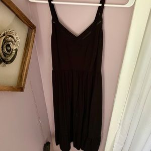 Old Navy Black Midid Dress
